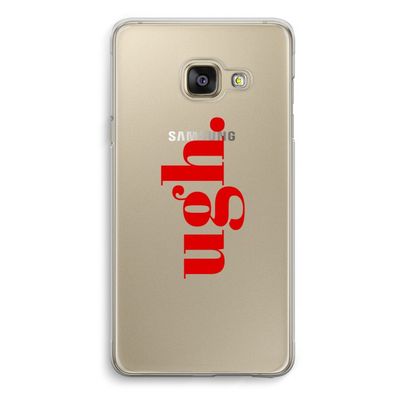 Ugh: Samsung A3 (2017) Transparant Hoesje