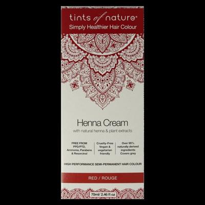 Tints Of Nature Henna cream red semi permanent 70 Milliliter