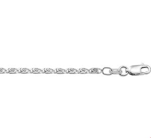 TFT Armband Zilver Grieks 2,5 mm 18 cm