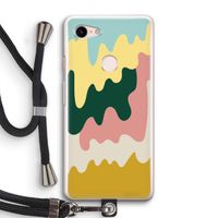 Baar B: Pixel 3 Transparant Hoesje met koord