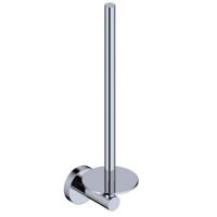 Toilet reserve rolhouder rond voor 2 wc-rollen chroom