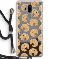 Croissant: LG G7 Thinq Transparant Hoesje met koord