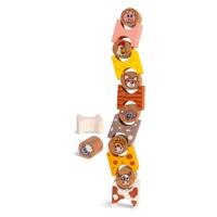 Eichhorn houten stapelspel boerderijdieren, 14dlg.