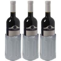 Koelelement voor een fles - 6x stuks - 34 x 15 cm - Flessenkoelement - Drank / wijn / water flessen