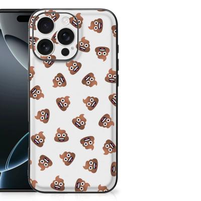 Back Case voor iPhone 16 Pro Max Poep Emojis Back Case voor iPhone 16 Pro Max Poep Emojis