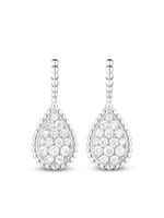 Boucheron boucles d'oreilles Serpent Bohème en or blanc 18ct - Argent - thumbnail