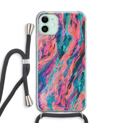 Electric Times: iPhone 11 Transparant Hoesje met koord
