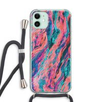 Electric Times: iPhone 11 Transparant Hoesje met koord