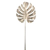 HBX kunsttak monstera champagnekleurig 72 cm | 20 stuks