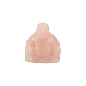 Boeddha van Rozenkwarts (5 cm)