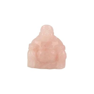Boeddha van Rozenkwarts (5 cm)