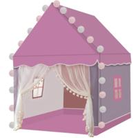 Kruzzel Prinsessentent - roze - speeltent - 130 x 100 x 120 cm - met led verlichting