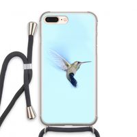 Kolibri: iPhone 7 PLUS Transparant Hoesje met koord