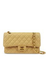 CHANEL Pre-Owned sac porté épaule Double Flap médium (1998) - Tons neutres