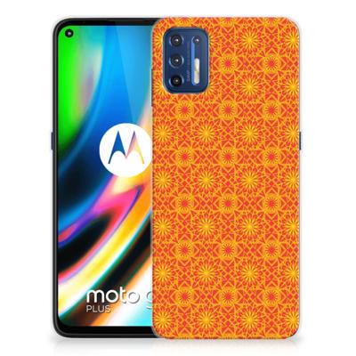 Motorola Moto G9 Plus | TPU bumper | Batik Oranje