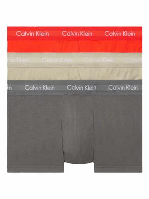 Calvin Klein - 3p Low R. Trunk - Cotton Stretch - MWQ, Maat:M