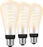 Philips Hue Filament White Ambiance Edison XL 3-pack