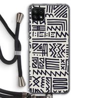 Marrakech print: Samsung Galaxy A22 5G Transparant Hoesje met koord