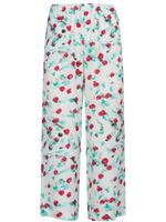 Marni pantalon court à fleurs - Blanc - thumbnail