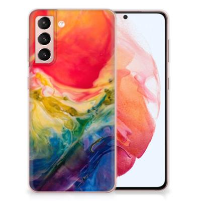 Smartphone hoesje Samsung Galaxy S21 Watercolor Dark Smartphone hoesje Samsung Galaxy S21 Watercolor Dark