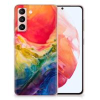 Smartphone hoesje Samsung Galaxy S21 Watercolor Dark