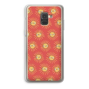 Zon: Samsung Galaxy A8 (2018) Transparant Hoesje