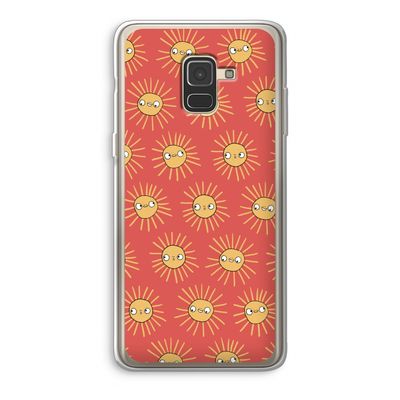 Zon: Samsung Galaxy A8 (2018) Transparant Hoesje