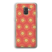 Zon: Samsung Galaxy A8 (2018) Transparant Hoesje Zon: Samsung Galaxy A8 (2018) Transparant Hoesje