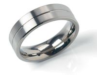 Boccia 0101-22 Ring Titanium zilverkleurig 6 mm