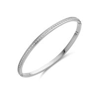 Melano Friends Hinged CZ Armband Zilver