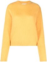 Marni pull en mohair à col rond - Jaune - thumbnail