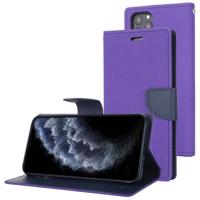 Voor iPhone 11 Pro Max MERCURY GOOSPERY FANCY dagboek horizontale Flip lederen draagtas met houder & kaartsleuven & portemonnee (paars)