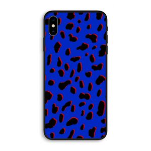 Blue Leopard: iPhone XS Max Biologisch afbreekbaar hoesje