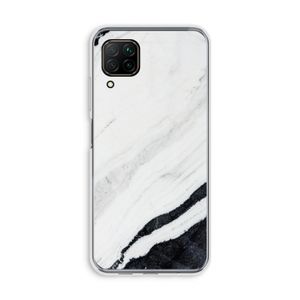 Elegante marmer: Huawei P40 Lite Transparant Hoesje