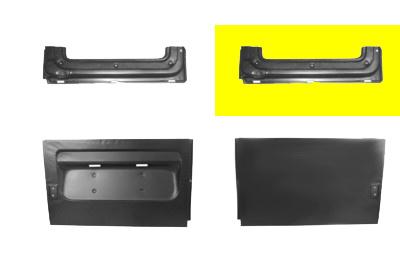 PLAATWERKDEEL Bodemplaat Achterdeur R 3075250