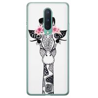 OnePlus 8 siliconen telefoonhoesje - Giraffe - thumbnail