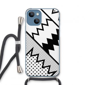 Pop Art #5: iPhone 13 mini Transparant Hoesje met koord