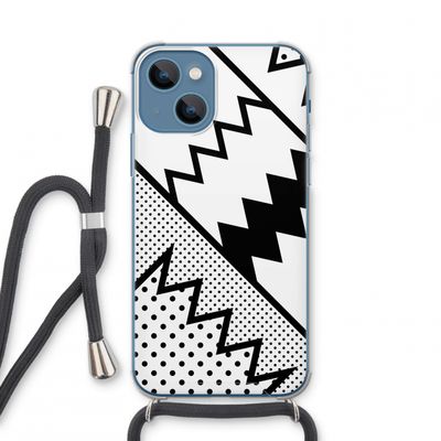 Pop Art #5: iPhone 13 mini Transparant Hoesje met koord