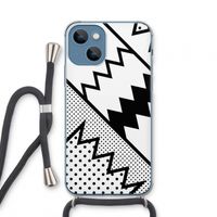 Pop Art #5: iPhone 13 mini Transparant Hoesje met koord
