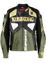 KUSIKOHC veste en cuir Spidi à logo imprimé - Noir