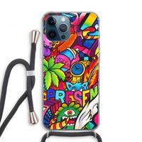 Represent: iPhone 12 Pro Transparant Hoesje met koord