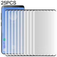 25 stuks voor Galaxy S10 plus 0.3 mm 9H 3D Full Screen gehard glas film scherm Vingerafdruk ontgrendeling wordt ondersteund