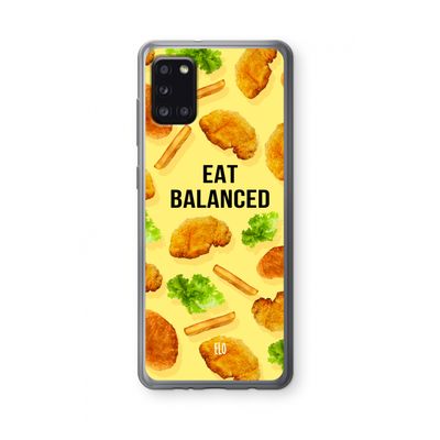 Eat Balanced: Samsung Galaxy A31 Transparant Hoesje