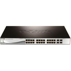 D-Link DGS-1210-28P Managed L2 Gigabit Ethernet (10/100/1000) Power over Ethernet (PoE) 1U