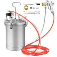 15L Verftank Drukverfpot met Spuitpistool Waterdichte Uitrustingsset voor Spuitpistolen