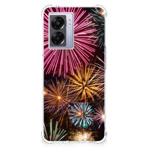 OPPO A77 5G | A57 5G Anti Shock Bumper Case Vuurwerk