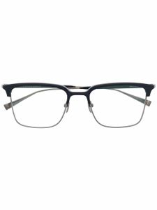 Masunaga lunettes de vue Waldorf à monture carrée - Noir