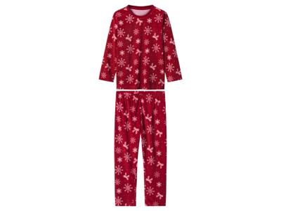 lupilu Velours kinder kerstpyjama (Rood, 98/104) lupilu Velours kinder kerstpyjama (Rood, 98/104)
