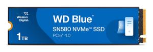 Western Digital Blue™ SN580 1 TB NVMe/PCIe M.2 SSD 2280 harde schijf PCIe NVMe 4.0 x4 Retail WDS100T3B0E