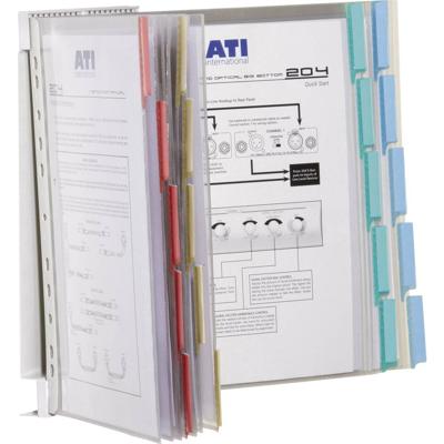 Durable Wandhouder voor bureaustandaard Display-System Wall Rood, Geel, Groen, Blauw 20 x DIN A4 Aantal meegeleverde displaypanels 20